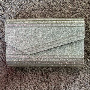 Elegant Silver Clutch Bag